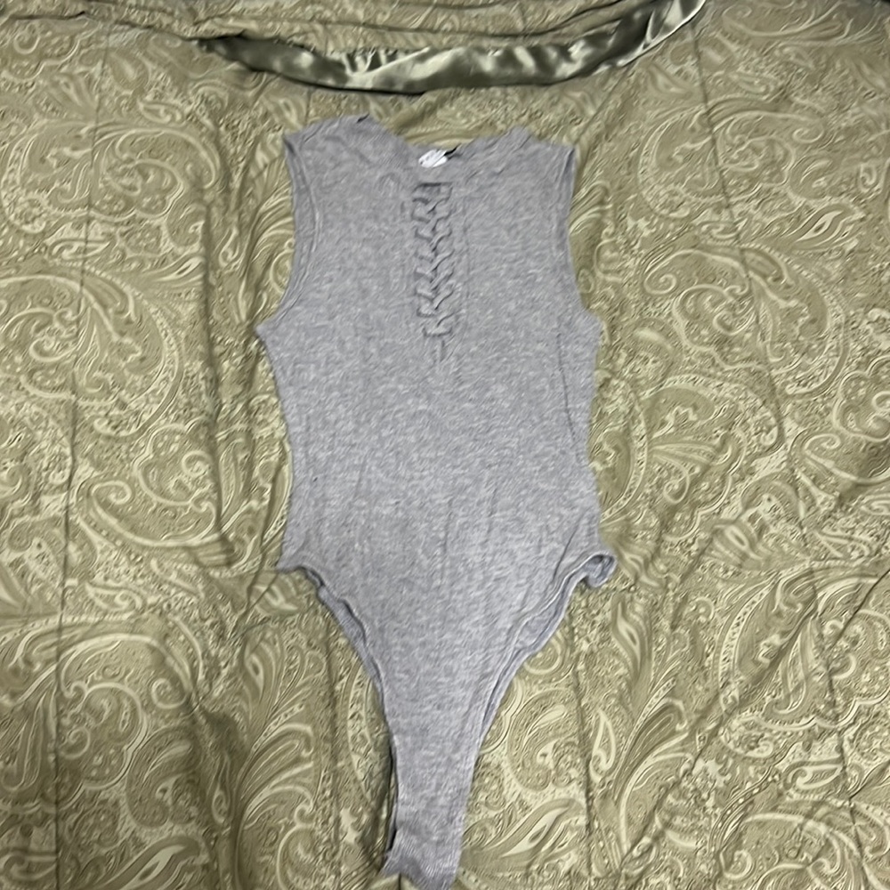 Grey bodysuit